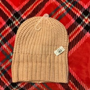 NWT- Kids pink knitted beanie